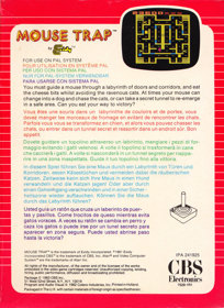Mouse Trap - Box - Back (Europe) - 600x824