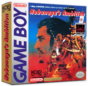Nobunaga's Ambition: Game Boy Version - Box - 3D (North America) - 1016x998