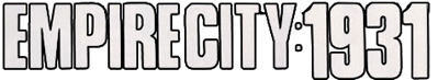 Empire City: 1931 - Clear Logo (Japan) - 475x87
