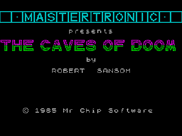 Caves of Doom - Screenshot - Game Title (Europe) - 256x192