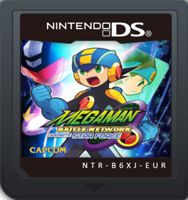 Mega Man Battle Network: Operate Star Force - Fanart - Cart - Front (Europe) - 489x520