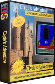 Clyde's Adventure - Box - 3D (World) - 582x889