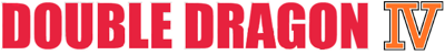 Double Dragon IV - Clear Logo (World) - 720x90