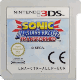 Sonic & All-Stars Racing Transformed - Cart - Front (Europe) - 604x598