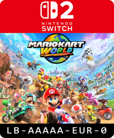 Mario Kart World - Fanart - Cart - Front (Europe) - 404x488