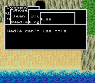 Fushigi no Umi no Nadia - Screenshot - Gameplay (World) - 256x224