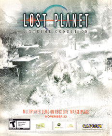Lost Planet: Extreme Condition - Advertisement Flyer - Front (United States) - 1800x2178