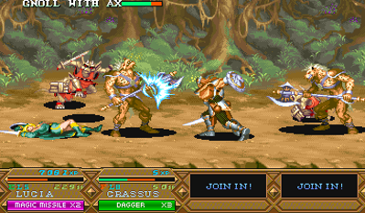 Dungeons & Dragons: Tower of Doom - Screenshot - Gameplay (World) - 384x224
