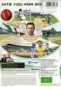 Brian Lara International Cricket 2005 - Box - Back (Australia) - 564x800
