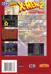X-Men 2: Clone Wars - Box - Back (Brazil) - 1553x2224