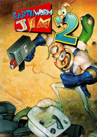 Earthworm Jim 2 - Fanart - Box - Front (World) - 1800x2550