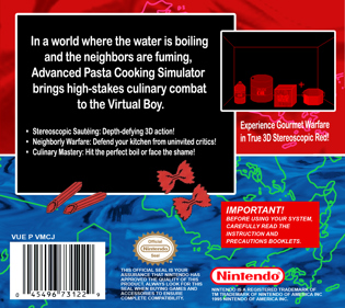 Advanced Pasta Cooking Simulator - Fanart - Box - Back (World) - 1536x1370