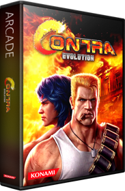 Contra Evolution HD - Box - 3D (World) - 582x889
