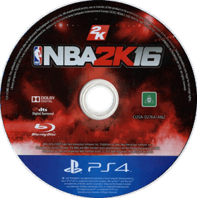 NBA 2K16 - Disc (Oceania) - 744x747