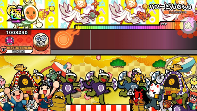 Taiko no Tatsujin: Nijiiro Version - Screenshot - Gameplay (Japan) - 1820x1024