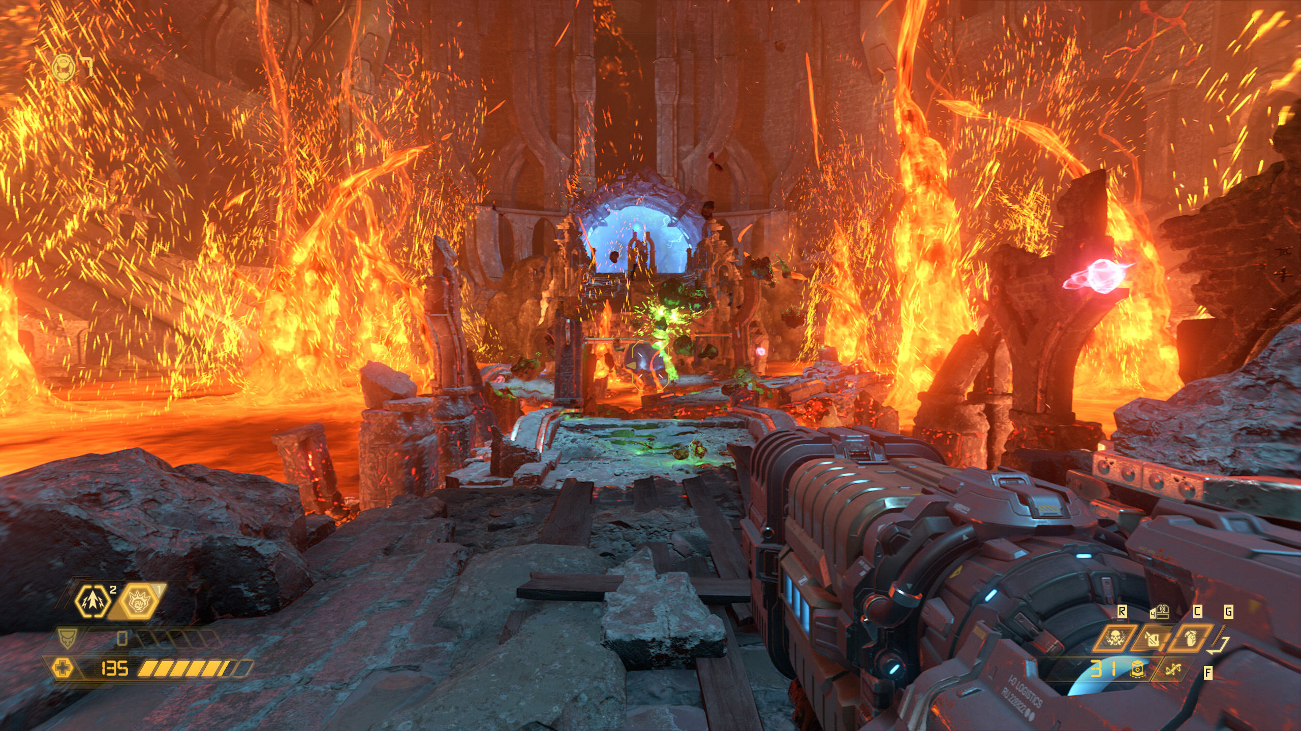 Illustration of DOOM Eternal