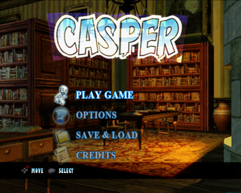 Casper and the Ghostly Trio - Screenshot - Game Title (World) - 640x512