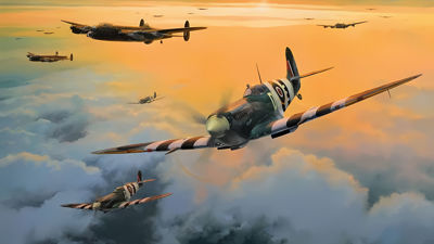 Illustration of Secret Weapons Over Normandy
