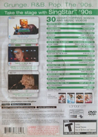 SingStar '90s - Box - Back (North America) - 727x1014