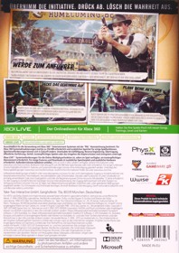 The Bureau: XCOM Declassified - Box - Back (Germany) - 908x1283