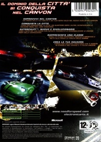 Need for Speed: Carbon - Box - Back (Italy) - 483x679