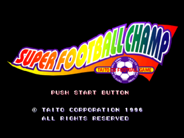 Super Football Champ - Screenshot - Game Title (Europe) - 640x480