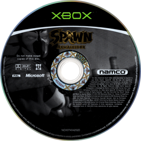 Spawn: Armageddon - Disc (Europe) - 747x749