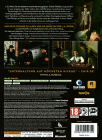 L.A. Noire - Box - Back (Europe) - 3235x4435
