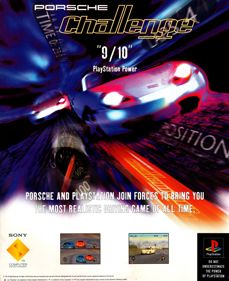 Porsche Challenge - Advertisement Flyer - Front (United Kingdom) - 2656x3256