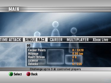 RalliSport Challenge 2 - Screenshot - Game Select (World) - 640x480