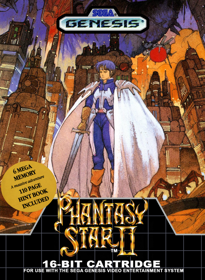 Phantasy Star II - Fanart - Box - Front (North America) - 584x799