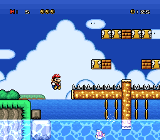 Mario Game - Screenshot - Gameplay (World) - 256x224