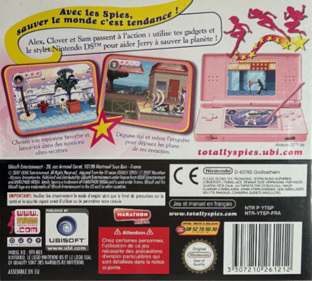Totally Spies! 3: Agents Secrets - Box - Back (France) - 623x561