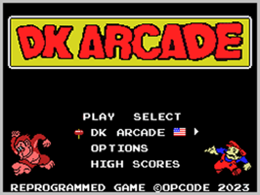 Donkey Kong Arcade - Screenshot - Game Title (World) - 256x192