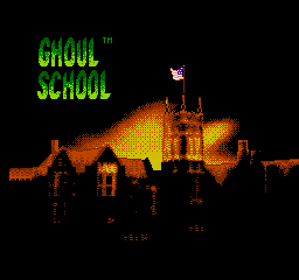 Ghoul School - Screenshot - Game Title (North America) - 256x240
