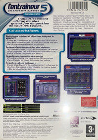 L'Entraineur 5: Saison 04-05 - Box - Back (France) - 917x1300