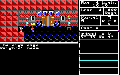 The Magic Candle: Volume 1 - Screenshot - Gameplay (North America) - 320x200