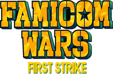 Famicom Wars: First Strike - Clear Logo (World) - 846x583