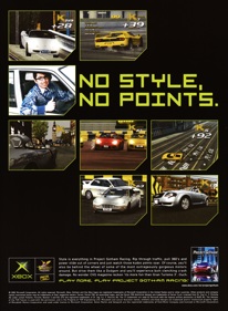 Project Gotham Racing - Advertisement Flyer - Front (United Kingdom) - 2560x3490
