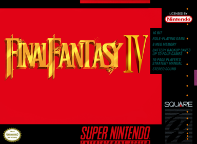 Final Fantasy II - Fanart - Box - Front (North America) - 2100x1534