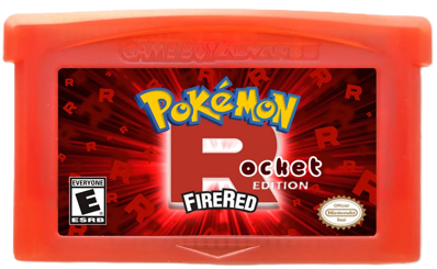 Pokémon FireRed Rocket Edition - Cart - Front (World) - 932x573