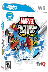 Marvel Super Hero Squad: Comic Combat - Box - 3D (North America) - 393x586