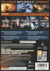 Battlefield 3: Premium Edition - Box - Back (Europe) - 6081x8597