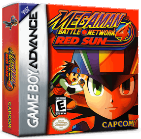 Mega Man Battle Network 4: Red Sun - Box - 3D (North America) - 1016x998