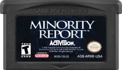 Minority Report: Everybody Runs - Cart - Front (North America) - 1000x574