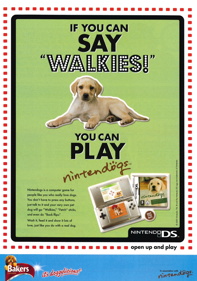 Nintendogs: Lab & Friends - Advertisement Flyer - Front (United Kingdom) - 1753x2500
