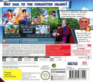 One Piece: Unlimited World Red - Box - Back (Australia) - 900x800