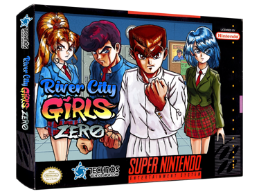 Shin Nekketsu Kouha: Kunio-tachi no Banka - Box - 3D (World) - 1024x768