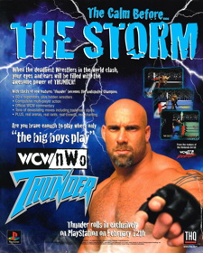 WCW/NWO Thunder - Advertisement Flyer - Front (United Kingdom) - 1764x2196