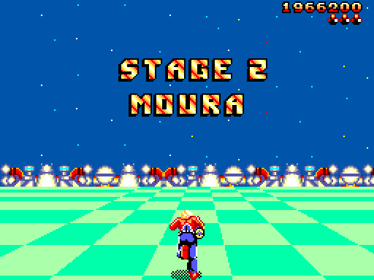 Space Harrier 3D - Screenshot - Gameplay (World) - 512x384